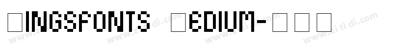 Mingsfonts Medium字体转换